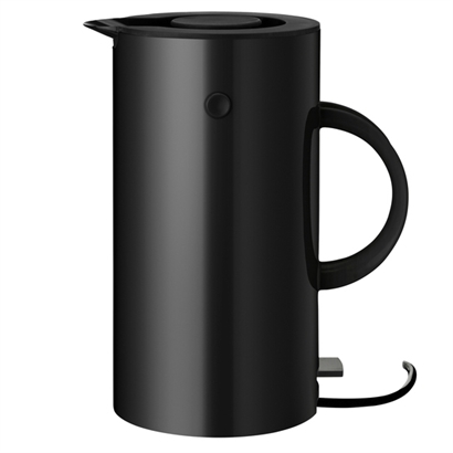 Stelton Sæt, EM77 Elkedel Og Stempelkande I Sort. Vejl. Udsalgspris 1.399,- 